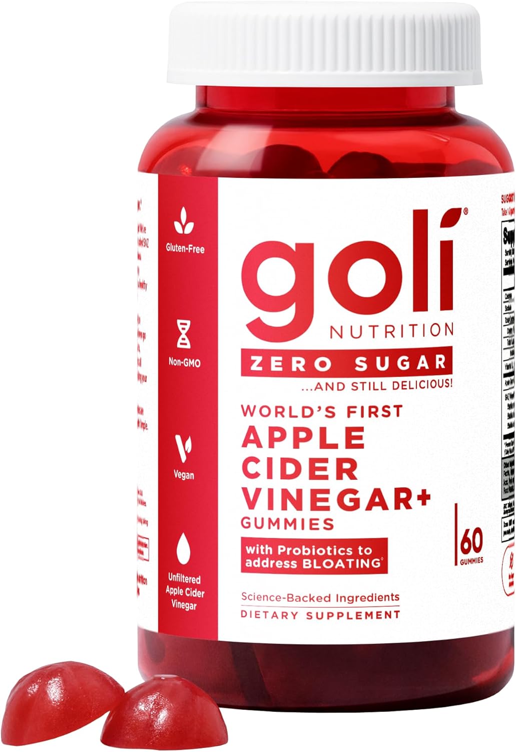GOLI Zero Sugar Apple Cider Vinegar Gummies - ACV_8