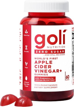 GOLI Zero Sugar Apple Cider Vinegar Gummies - ACV