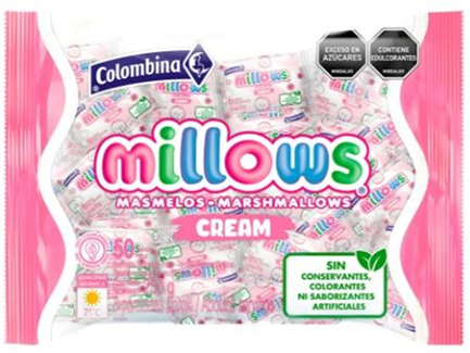 MILLOWS CREAM 250gr*50und*8paq