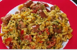 Coquillette + saucisse - CHEZ RAHMANE ET FRERES