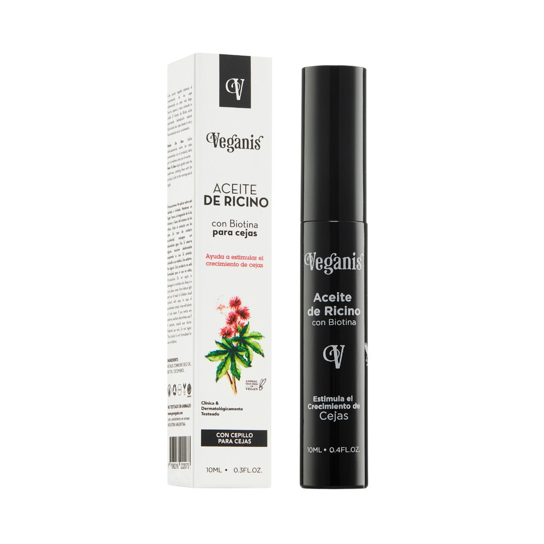Aceite de Ricino con Biotina para Cejas