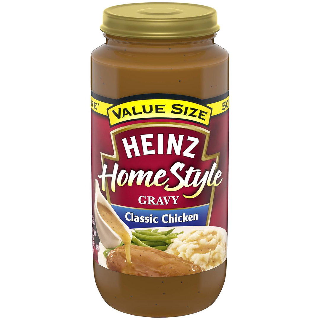 Heinz HomeStyle Classic Chicken Gravy Value Size, 18 oz Jar