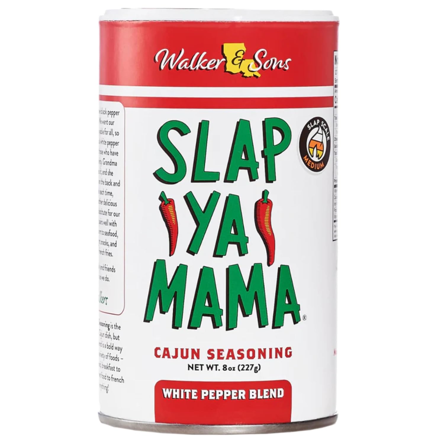 One 8 oz Slap Ya Mama Cajun Seasoning White Pepper Blend_0
