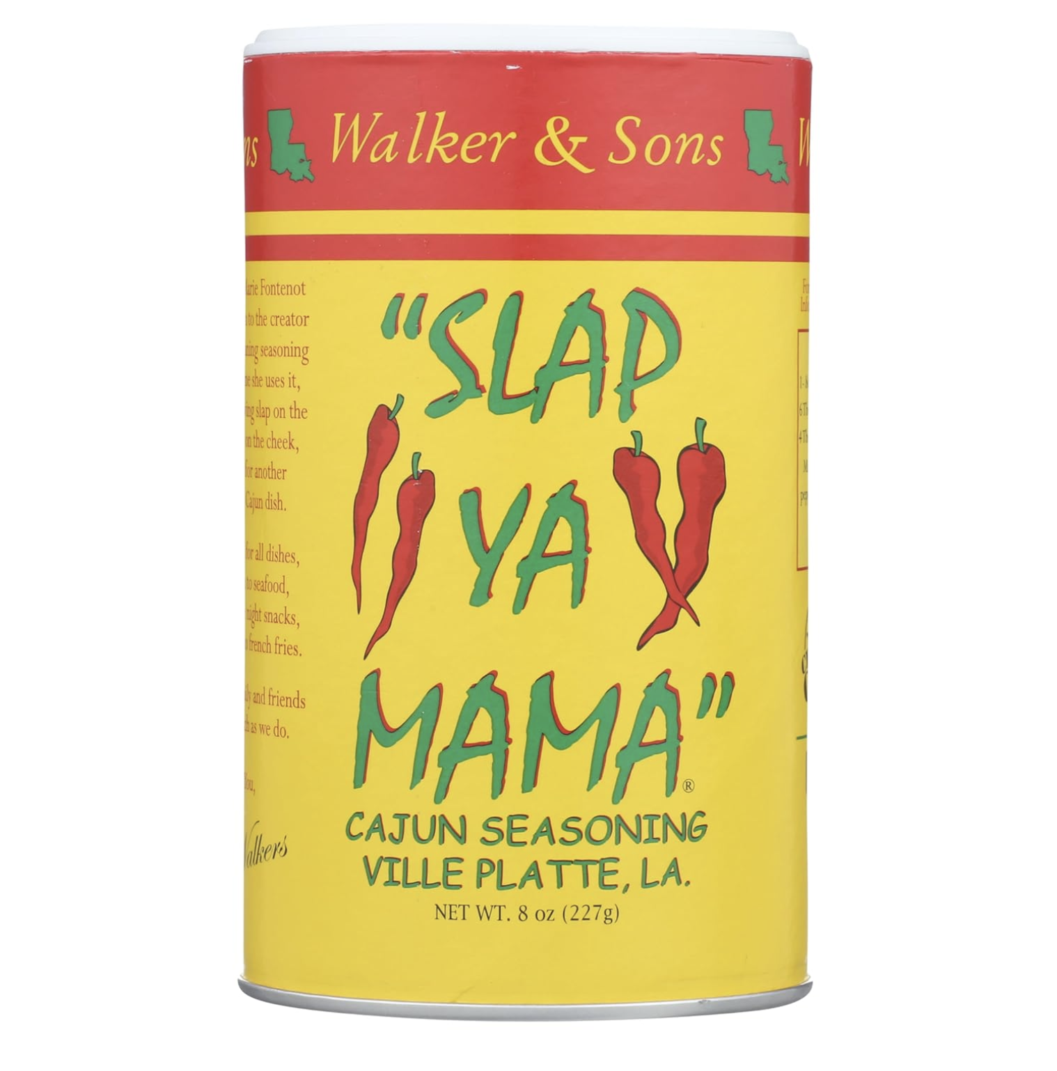 Walker & Sons Slap Ya Mama, Cajun Seasoning, 8 Oz Can_0