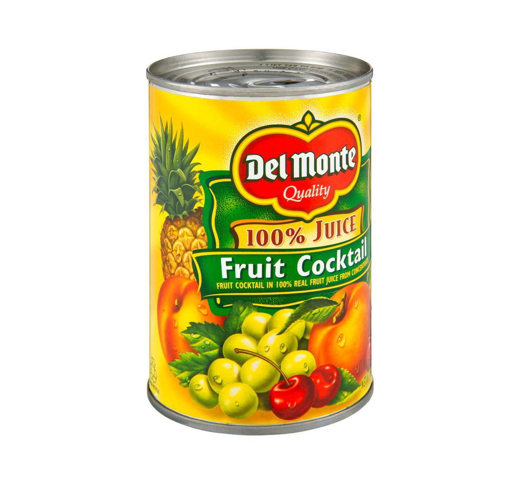 Del Monte Canned Fruit Cocktail in 100% Fresh Juice, 15 Ounce