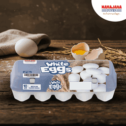 Mahajana White Egg 10s