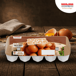 Mahajana Brown Eggs 10s