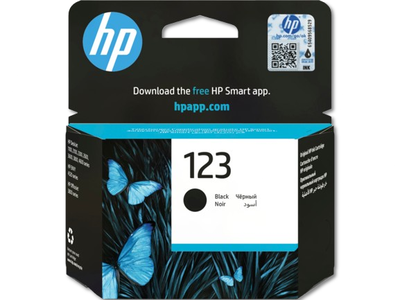 HP 123 Black Original Ink Cartridge
