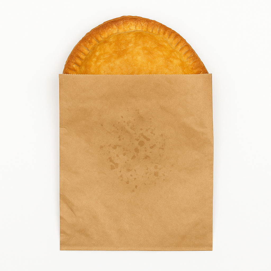 SNACK TAKEOUT BAGS - PLAIN BROWN / 5” x 5.2”