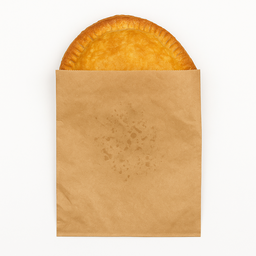 SNACK TAKEOUT BAGS - PLAIN BROWN / 8.5  x  6