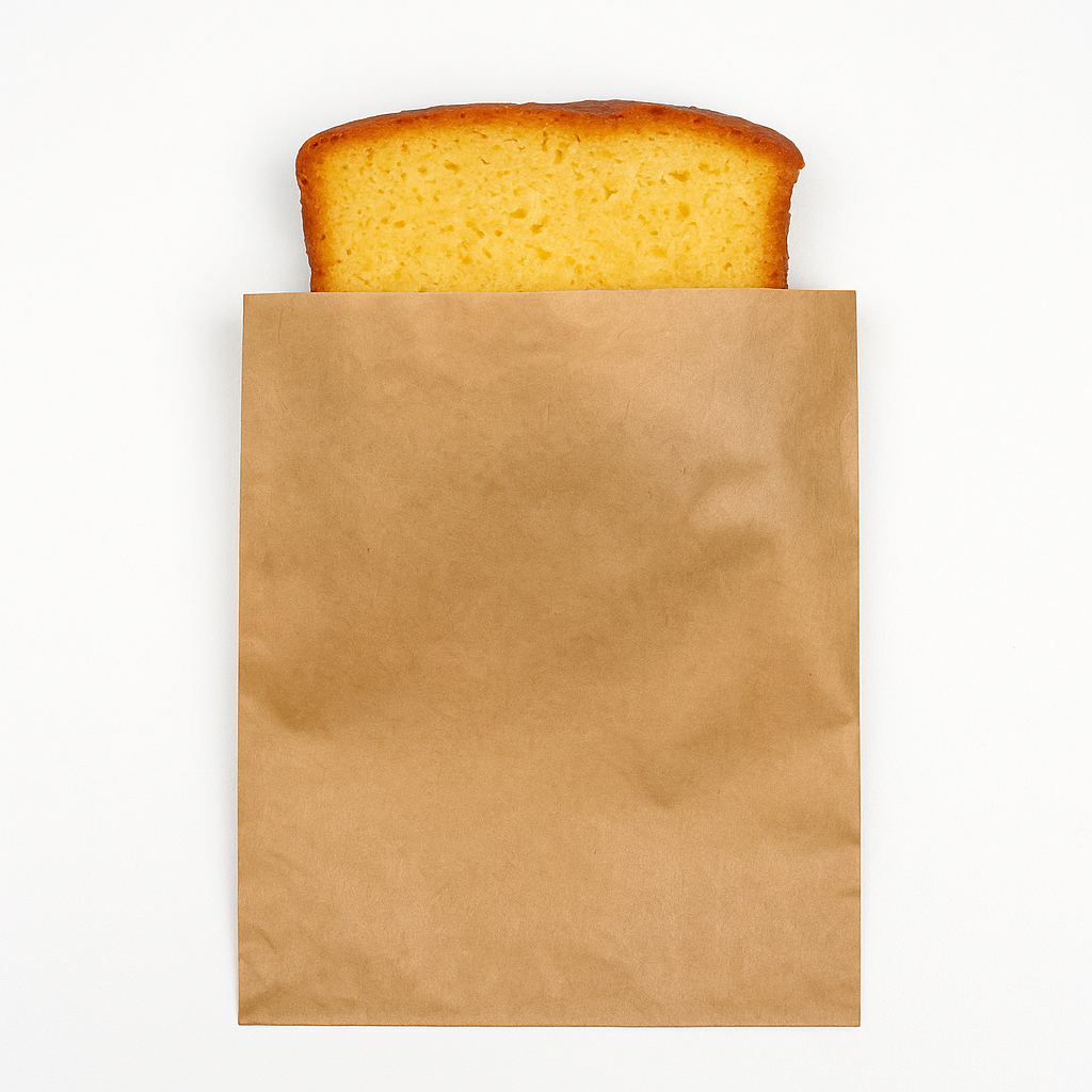 SNACK TAKEOUT BAGS - PLAIN BROWN / 6.5” x  5.8”_0