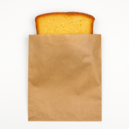 SNACK TAKEOUT BAGS - PLAIN BROWN / 6.5” x  5.8”