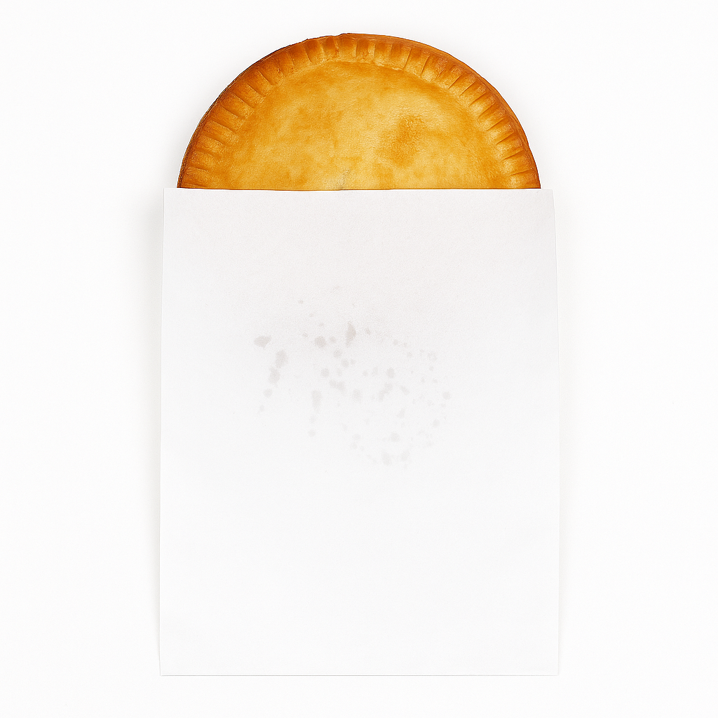 SNACK TAKEOUT BAGS - PLAIN WHITE / 5” x 5.2”