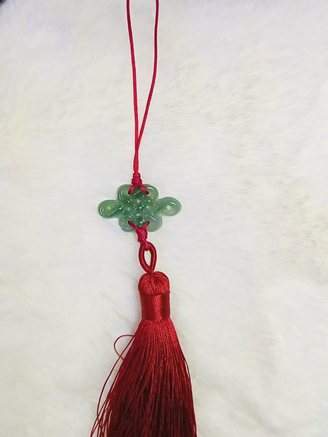 BLUE WATER JADE - CHINESE KNOT