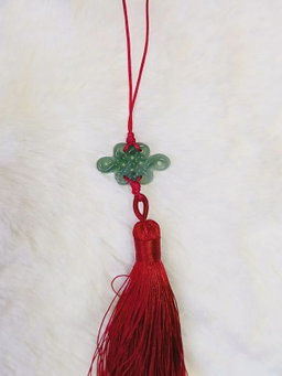BLUE WATER JADE - CHINESE KNOT 