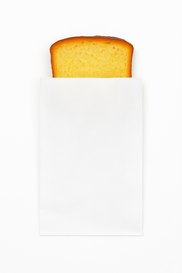 SNACK TAKEOUT BAGS - PLAIN WHITE / 6.5” x  5.8” 
