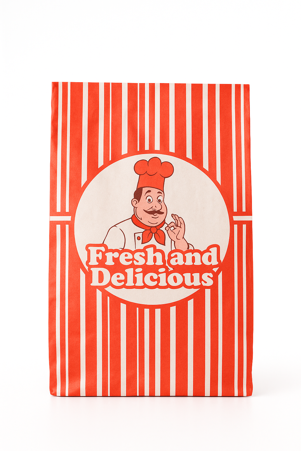 “FRESH & DELICIOUS TREAT TAKEOUT BAGS - 9” x 4.5” x 2.5”