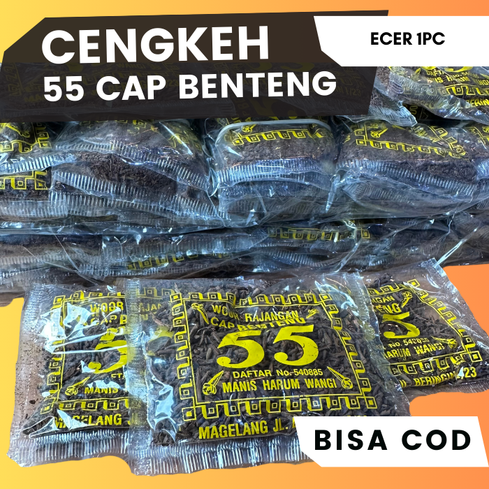 CENGKEH CAP BENTENG 55 ECER DAN GROSIR