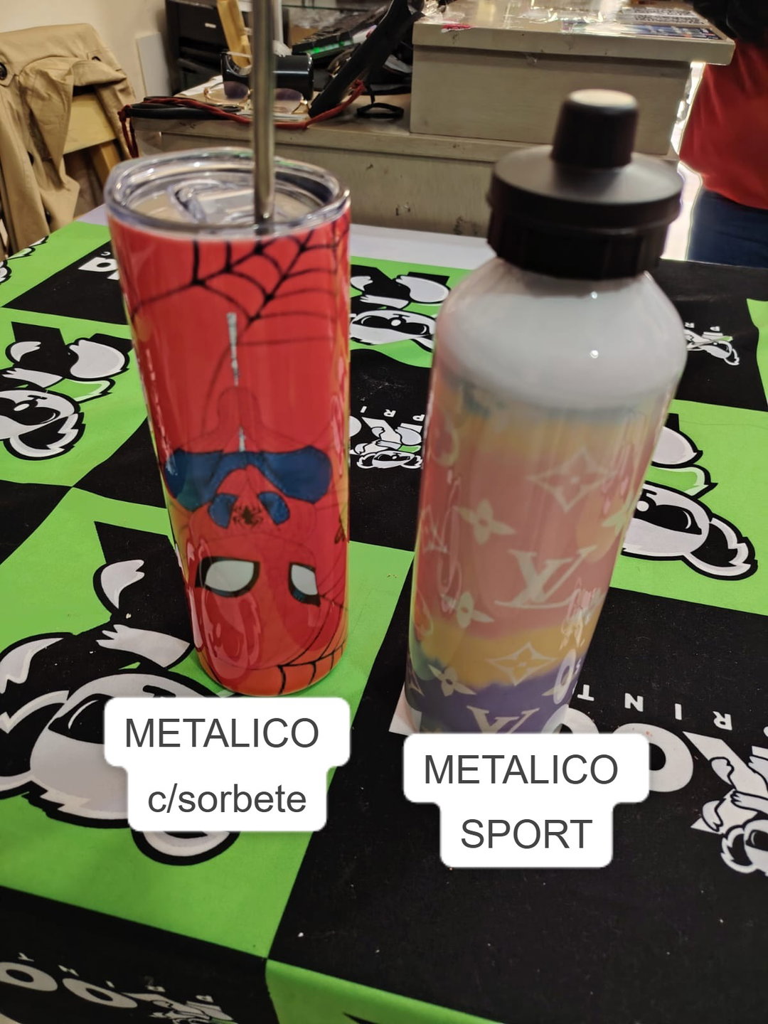 Tumbler Metalico