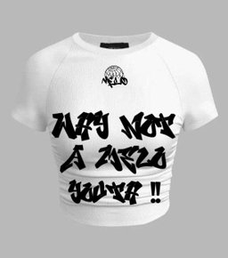 Graffiti crop tee