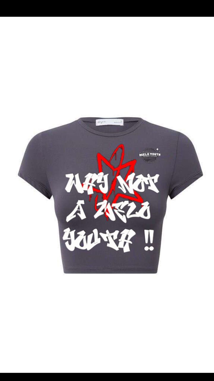 Graffiti crop tee_0