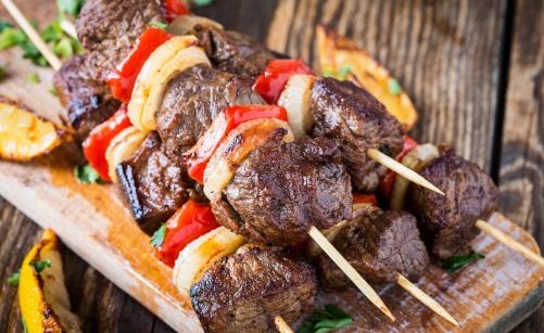 Brochette de filet de boeuf  