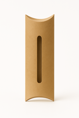 SHAWARMA PILLOW PACKS - BROWN - OPEN TOP (WINDOWED)