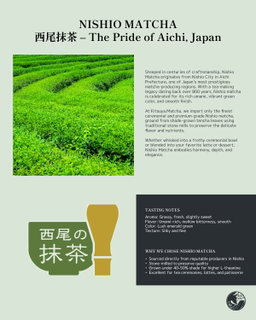 Kitsuya Nishio Matcha Powder
