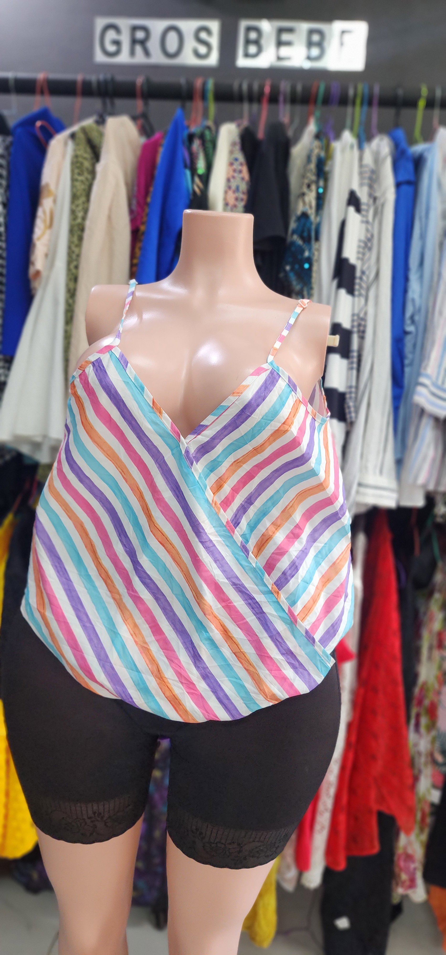 Rainbow Stripe Blouse (46/48)_0