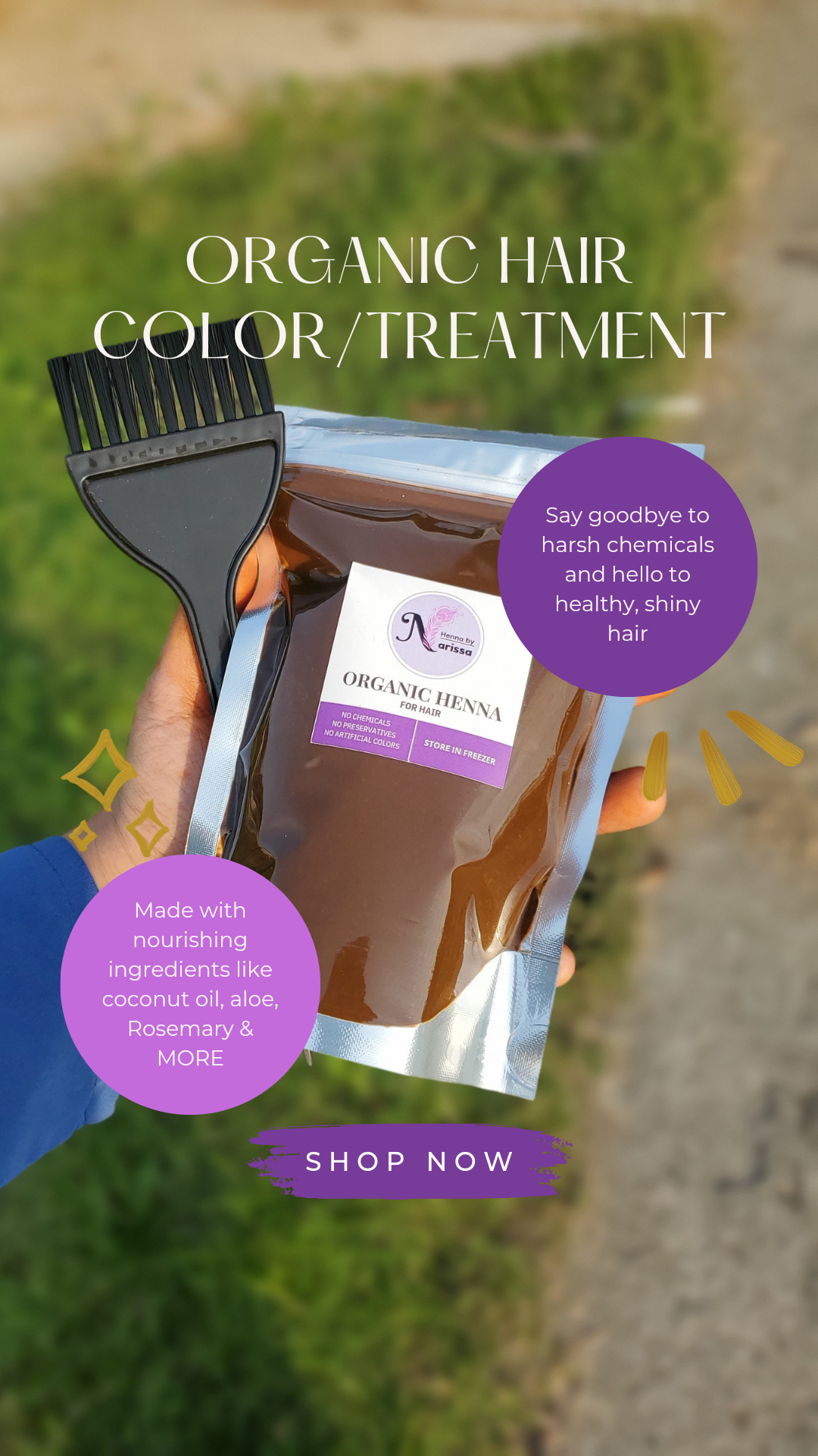 Ready-to-Apply Herbal Henna Dye & Treatment_6