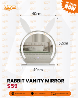 Rabbit Vanity Mirror