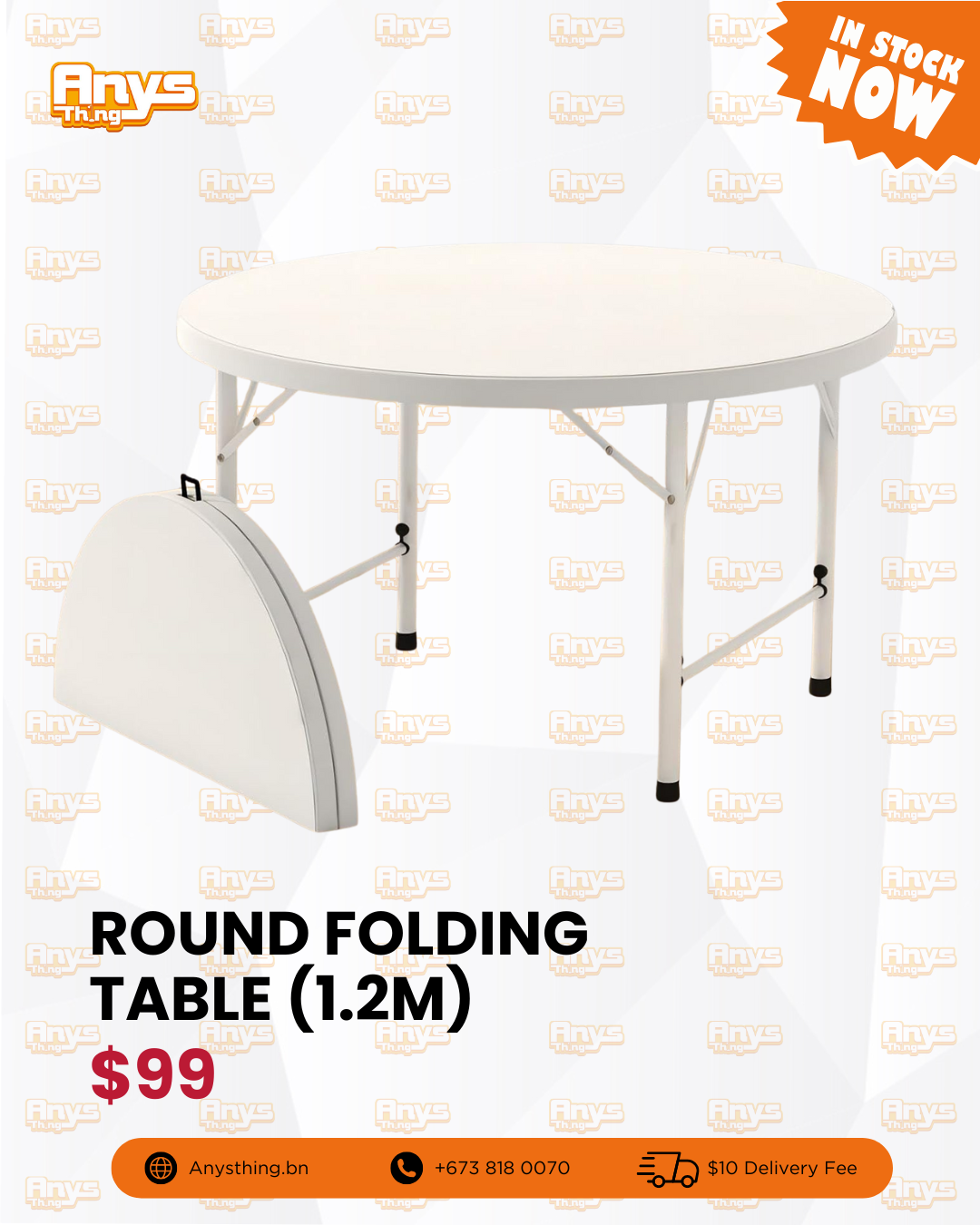 Round Folding Table (1.2M)