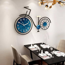 CLOCK IRON WALL DECORATION A2368 (JAM DINDING)