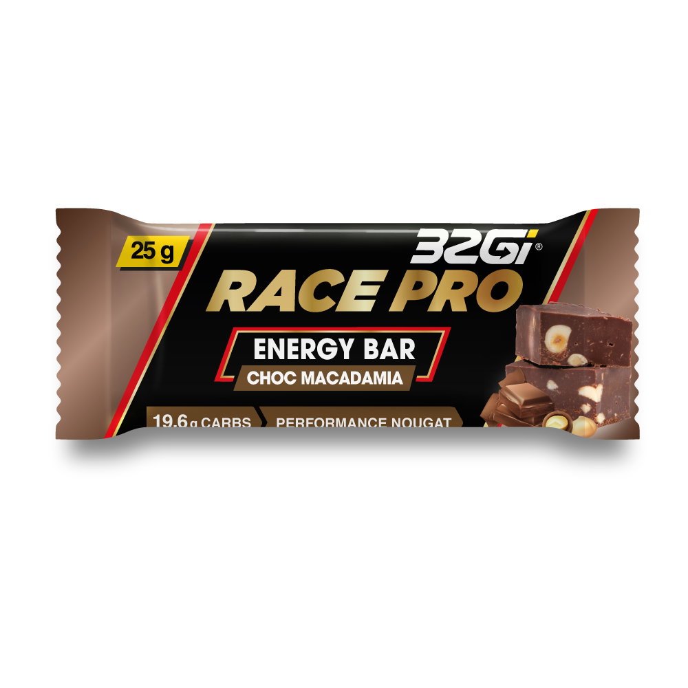 32Gi RACE PRO BAR 25G CHOC MACADAMIA