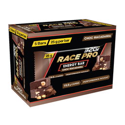32Gi RACE PRO BAR 25G CHOC MACADAMIA 5'S