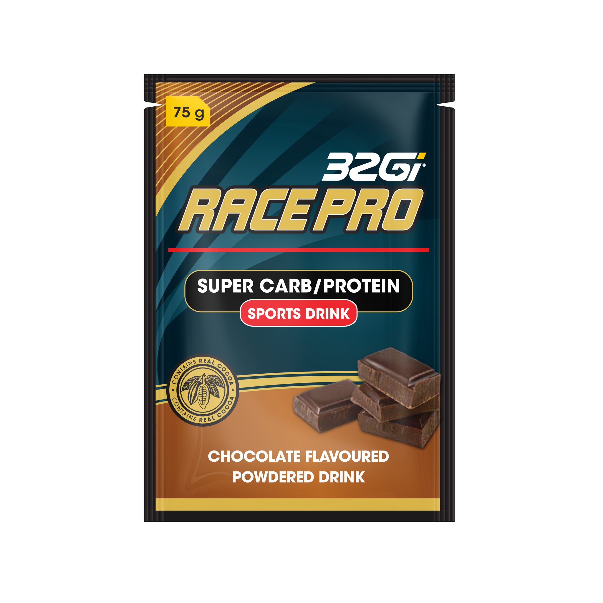 32Gi CHOCOLATE RACE PRO SACHETS 75G 15'S_0