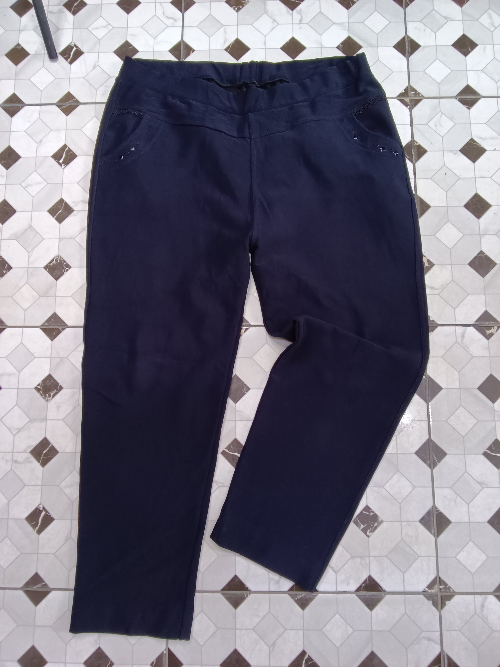 Leggings Dame Bleu Nuit (50/52)_0