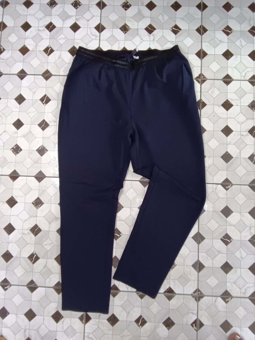 Leggings Bleu Nuit avec elastique bling (46/48)