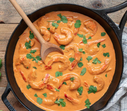 Crevettes au curry