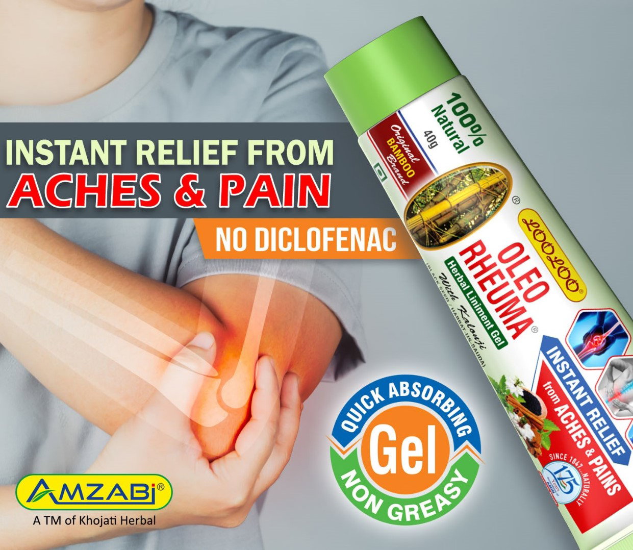 OLEO Rheuma Herbal Gel - for Aches & Pains_0