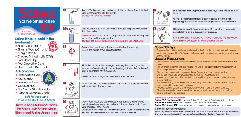 Sales Saline Sinus Rinse (SSR) Refill Pack_1