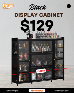 Black Display Cabinet