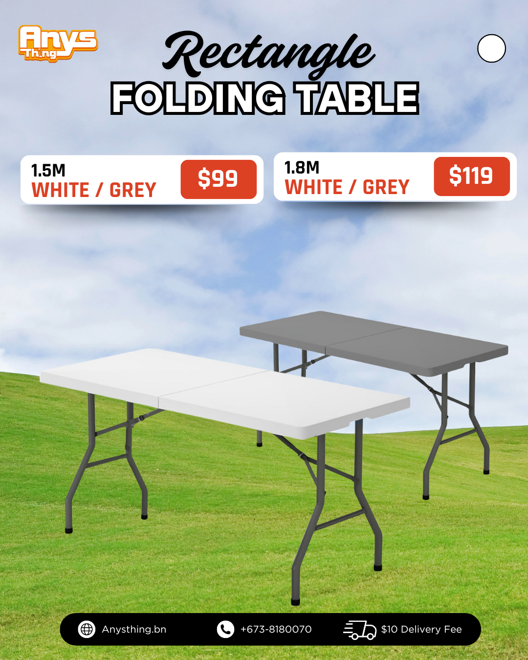 Rectangle Folding Table_2