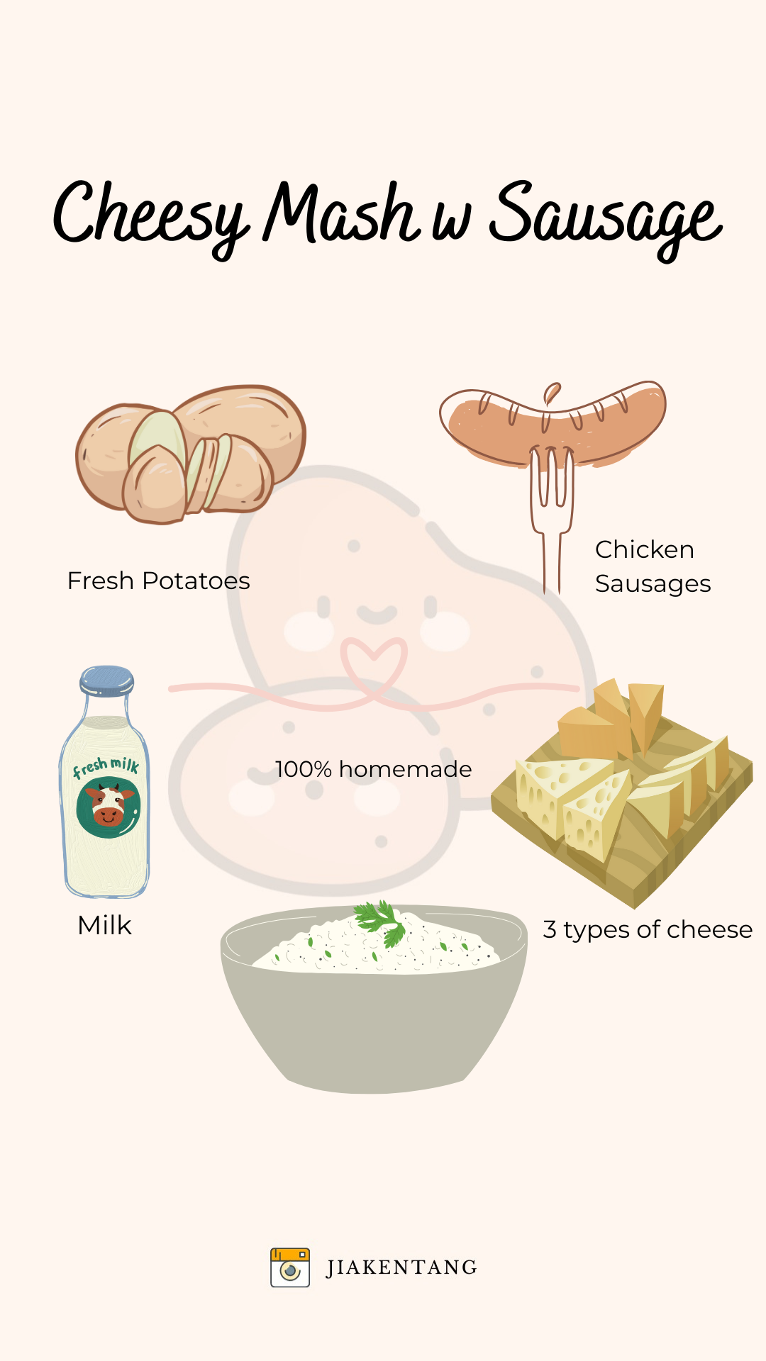 Cheesy Mash Potatoes w Sausage_1