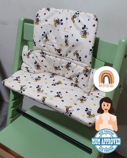 Grow With Me Water Resistant Cushion – Mickey Celebration | Inspired by Stokke Tripp Trapp