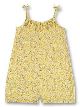 Mini Mango Toddler Girls Frill Shortall – Ditsy Floral (Size 6)