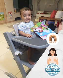 Grow With Me High Chair – Storm Grey | Inspired by Stokke Tripp Trapp