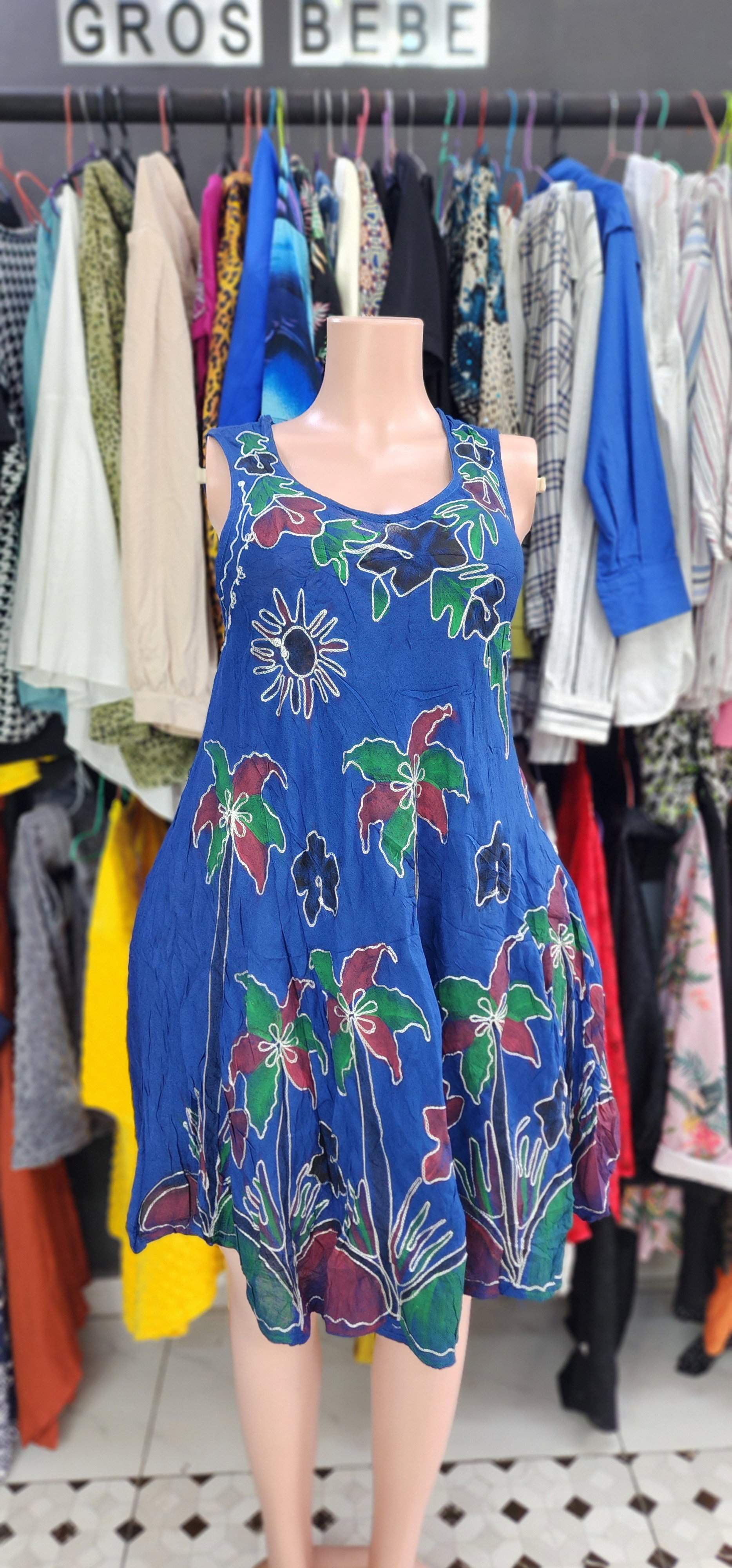 Blue Free Dress ( Free Size)_0
