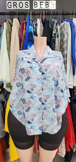 Flowery Summer Shirt Blouse (48/50/52)