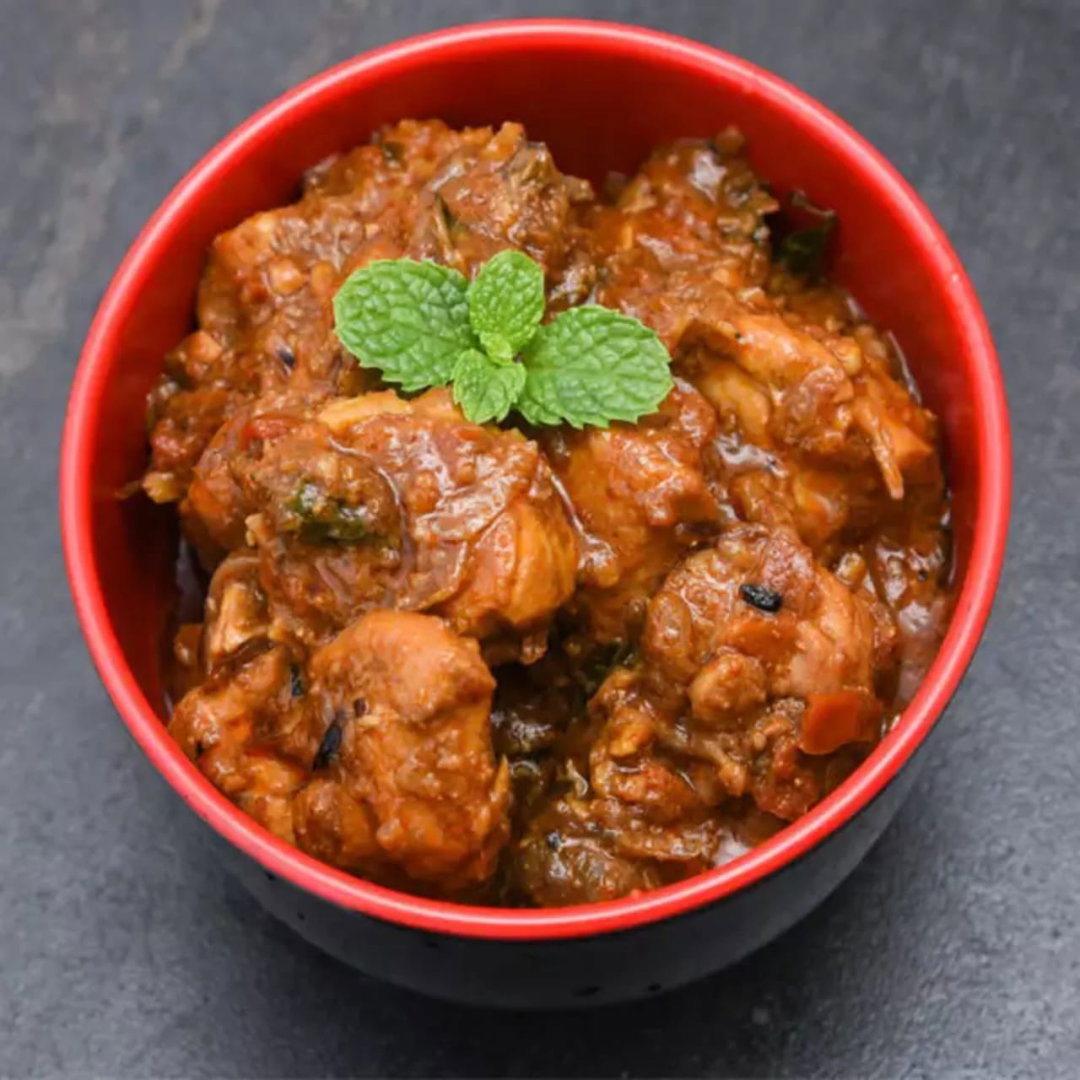 CHICKEN KADAI ( HALF )